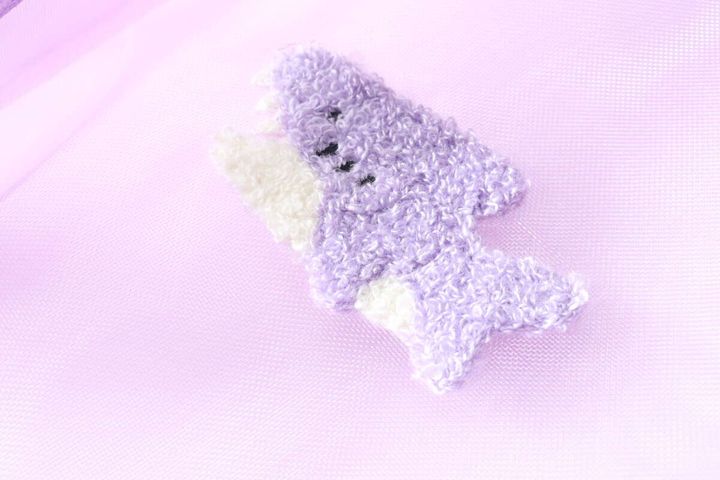 ダイソーのメッシュトート（A）のサメ