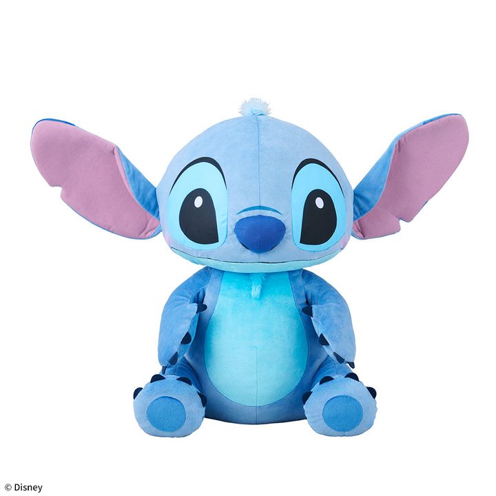 セガプライズ「ディズニー スティッチ」 グランデぬいぐるみ 赤いほっぺのおすわりVer.