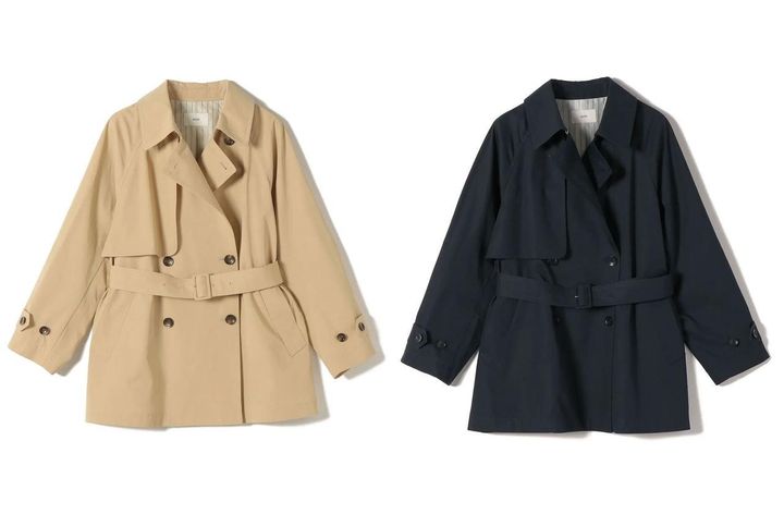 画像: 「バック ギャザー ドロスト ミディ丈 トレンチ」各￥31,900 出典：シップス