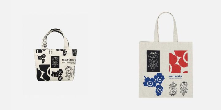 画像: （左から）ランチトート￥15,400、トートバッグ￥13,200（ともに日本限定）／マリメッコ