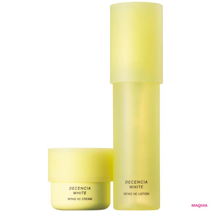 2026年新作おすすめコスメ、スキンケア 3月10日（火）発売 （左から）ディセンシア ディセンシアホワイト スパイク－VC クリーム、同 ローション