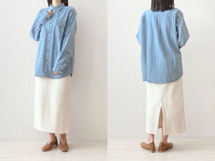 【ユニクロ】話題の『コラボシャツ』が40代の春コーデに大活躍の予感！大人も着やすい正統派デザイン