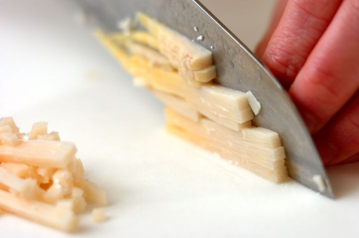 とろとろカニ玉の下準備2