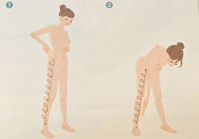 ボディブラシの使い方