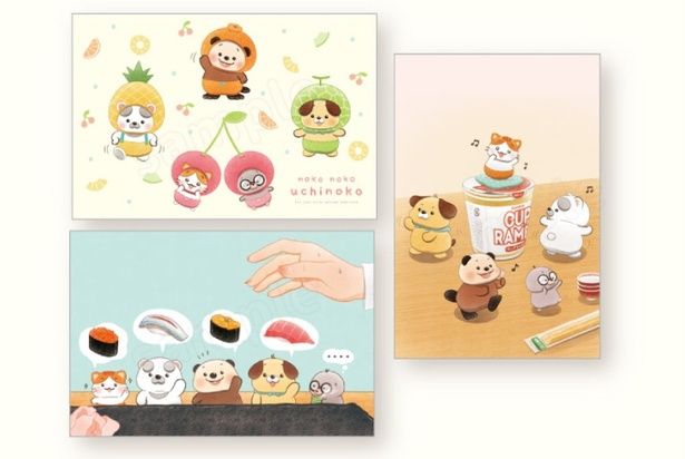 「ポストカード 3枚セット」(550円)