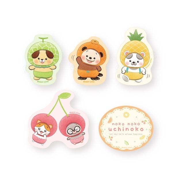 「ダイカットステッカー 5枚セット」(660円)