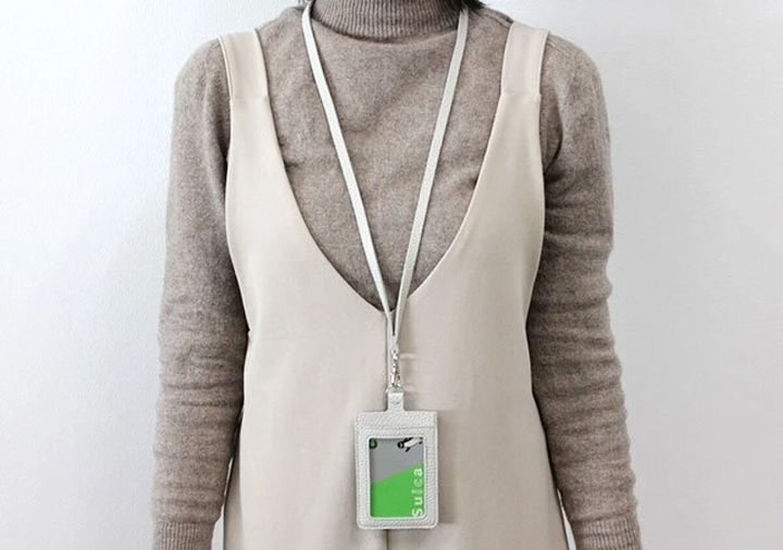 ダイソー レザー調パスケース（ベーシック） 使用例