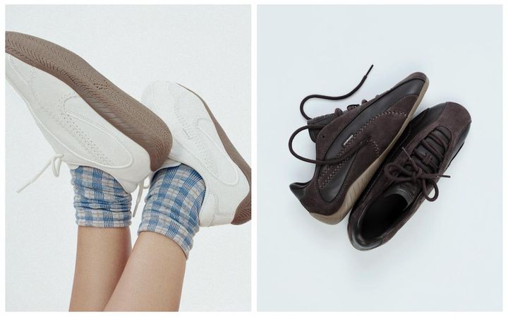 画像: プーマ スピードキャット プラス（alabaster / chicory）各¥24,200（ともにマッドハッピー トウキョウ） 出典：マッドハッピー トウキョウ