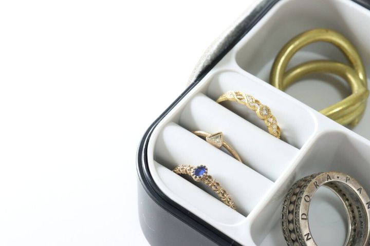 アクセサリー収納ボックス（外せるタイプ） リング収納