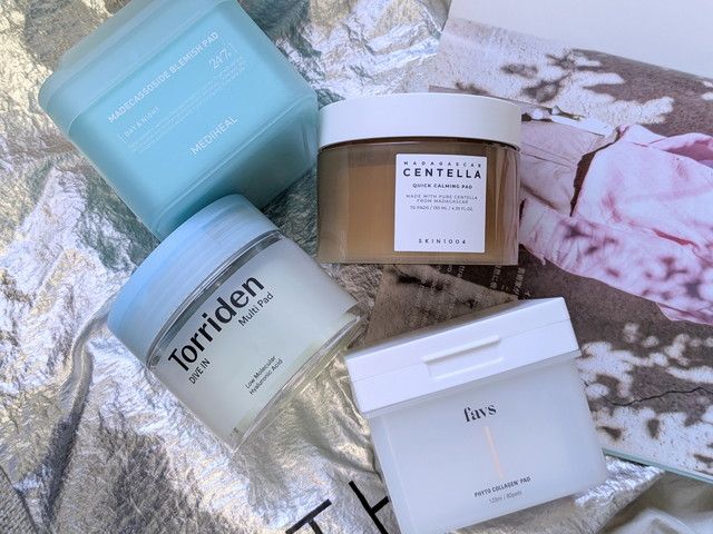 トナーパッド4種類を並べた様子