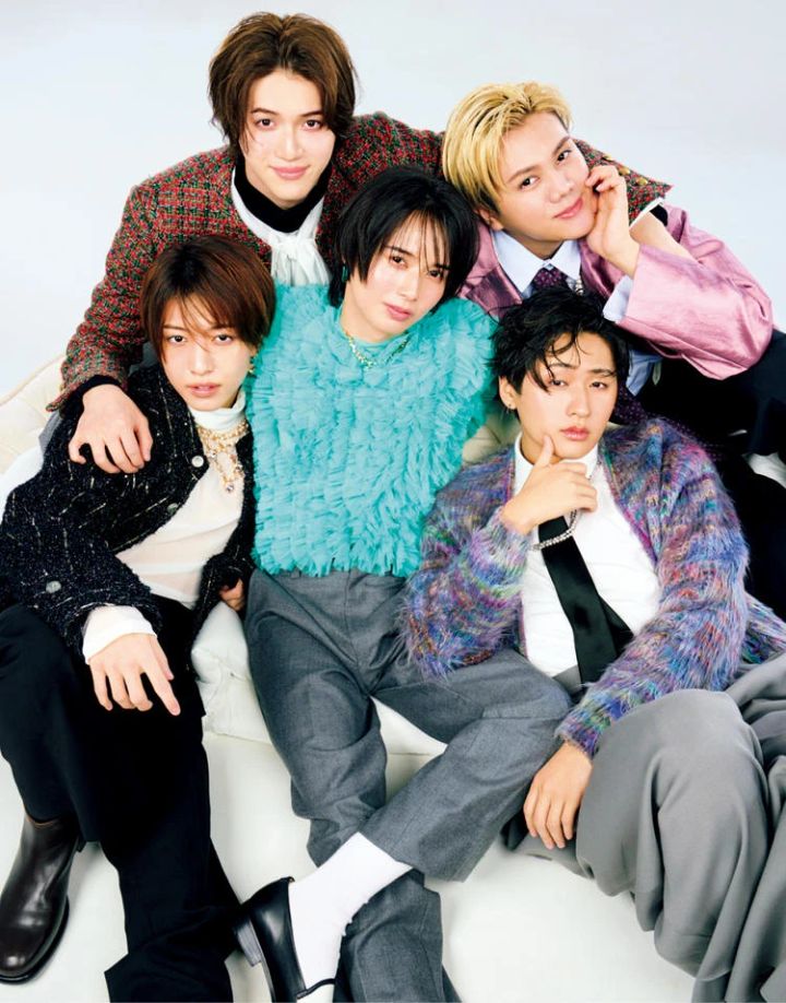 KEY TO LIT（キテレツ）座談会 岩﨑大昇 井上瑞稀 猪狩蒼弥 中村嶺亜 佐々木大光 集合カット