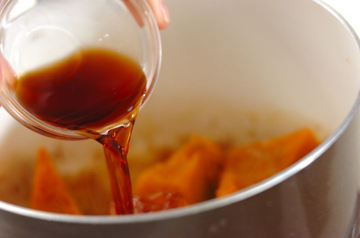 カボチャのおかか煮の作り方2