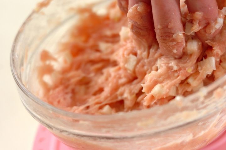 長芋入り鶏つくねの作り方2