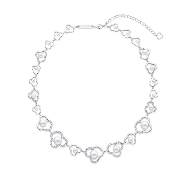 チャンツ ダイヤモンド パヴェ ネックレス ¥6,270,000／タサキ（TASAKI 0120-111-446）