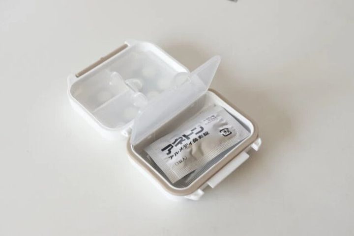 ダイソー 防湿サプリケース 使用例