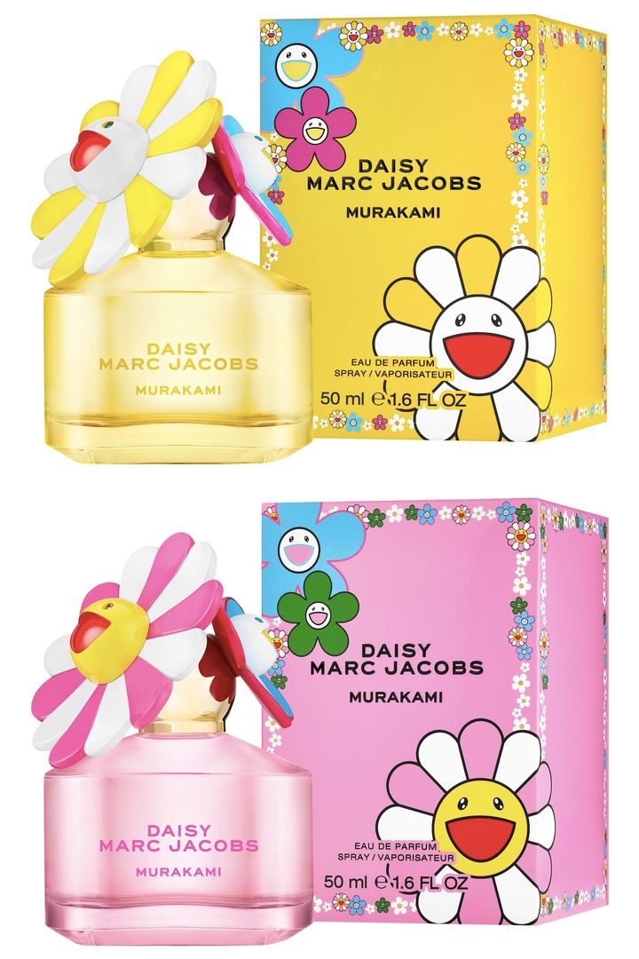 〈上から〉デイジー ムラカミ オードパルファム （イエロー）、同 （ピンク） 各50ml 各￥16,500（ともに3月4日より限定発売）