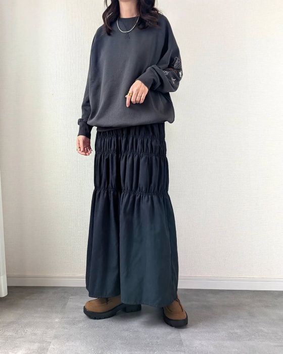 GU「ボリュームソールレースアップブーツ」