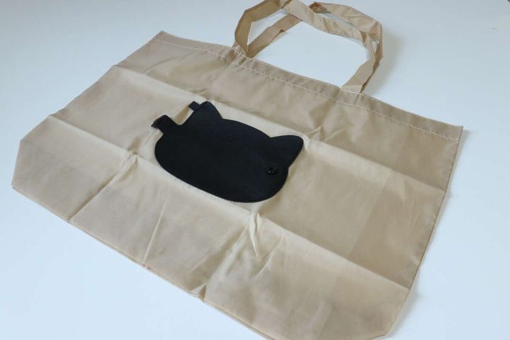 折りたたみショッピングバッグ（ダイカットネコ） デザイン