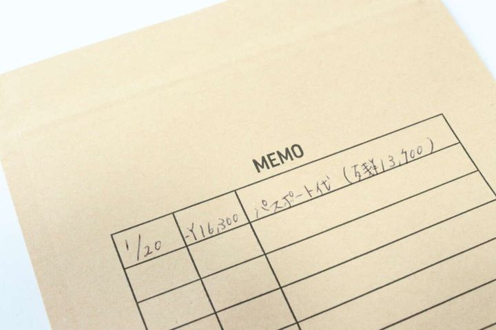 ダイソーの月謝袋 ジッパータイプのメモ欄3