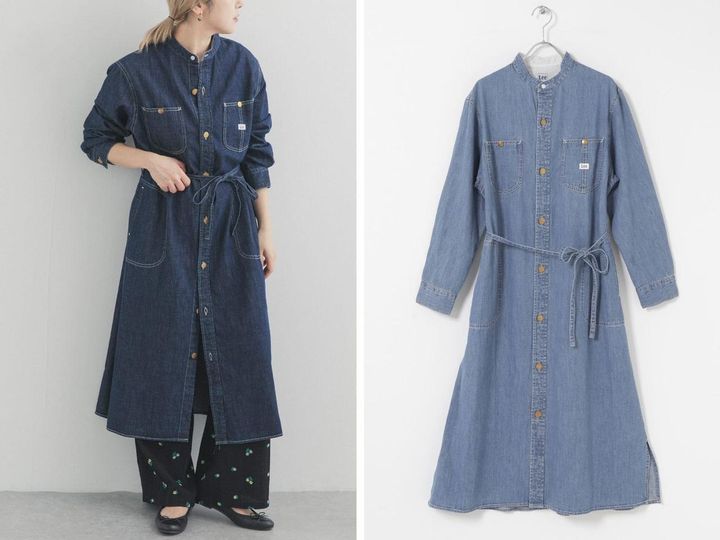 画像: 「WORK SHIRTS ONE-PIECE」各￥12,650 出典：アーバンリサーチ ドアーズ