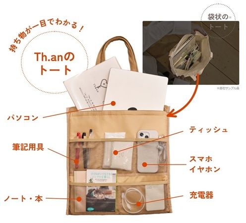 整理収納アドバイザー梶ヶ谷陽子氏プロデュースの「太らない四次元トート」が先行販売