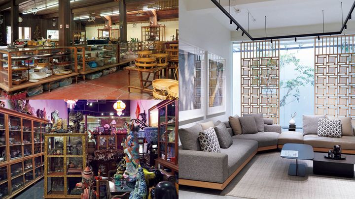 バンコク〈タイ・ホーム・インダストリーズ〉内観、〈アダル・コレクション〉内観、〈ポディウム〉内観