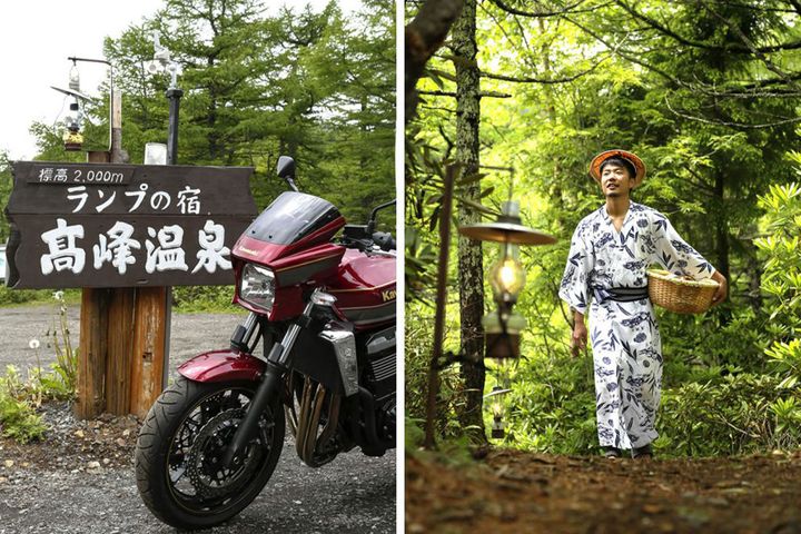 ツーリングで立ち寄りたい絶景の湯。標高2000m「ランプの宿 高峰温泉」で味わう絶品手打ちそば