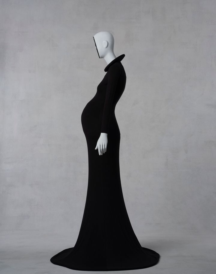“Pregnancy” dress, Georgina Godley (British, born 1955), fall/winter 1986–87, edition 2025; Purchase, Isabel Shults Fund, 2025 (2025.712a, b).