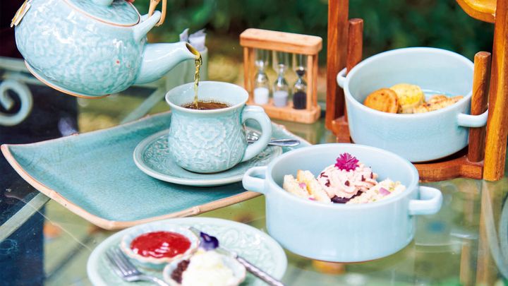 バンコク〈ラミン・ティーハウス・サイアム・セラドン〉「De Lann set」