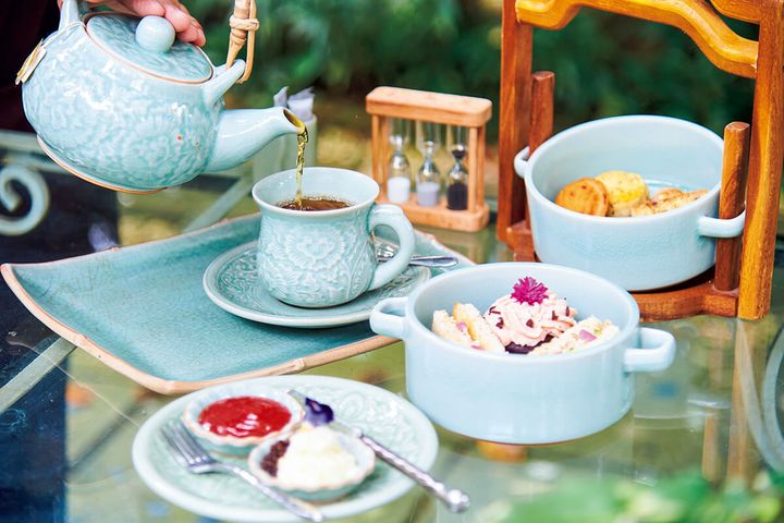 バンコク〈ラミン・ティーハウス・サイアム・セラドン〉「De Lann set」