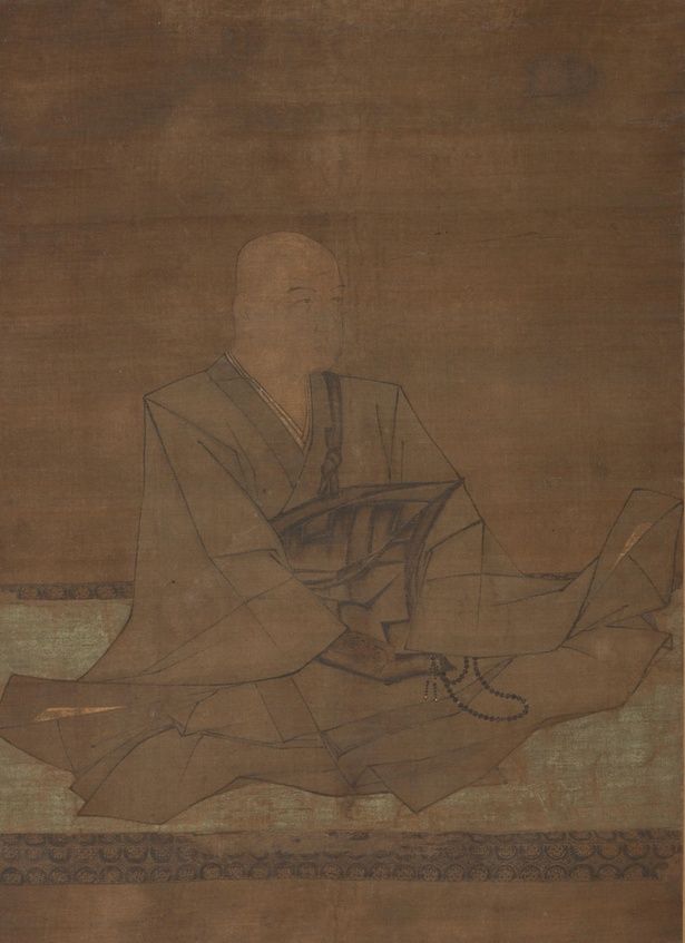 国宝 北条実時像 鎌倉時代 称名寺蔵(神奈川県立金沢文庫保管)