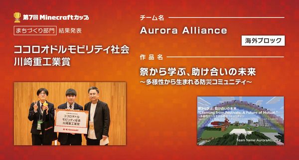 「第7回Minecraftカップまちづくり部門全国大会」開催！最優秀賞をはじめ各賞決定