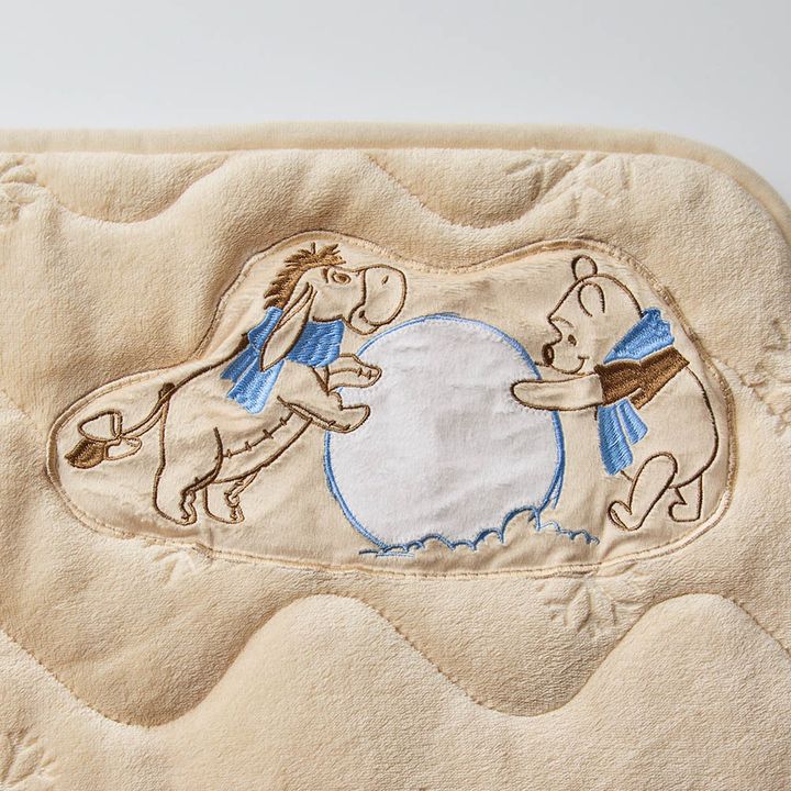 足入れポケット付き敷きパッド ワッペン