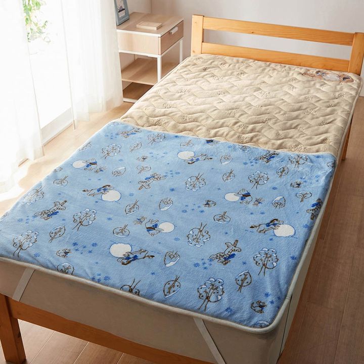 足入れポケット付き敷きパッド プーさん