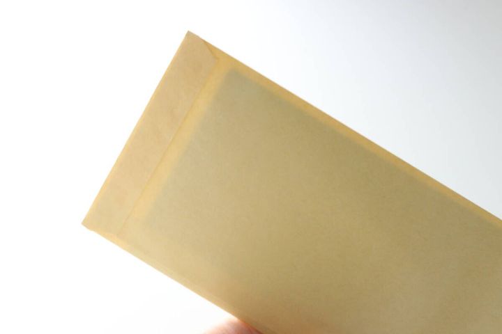 長4封筒に入るホルダー（5枚） 使用例