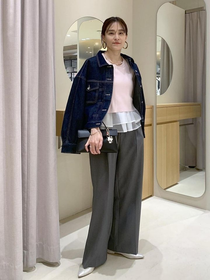 デニムジャケットのコーデ5