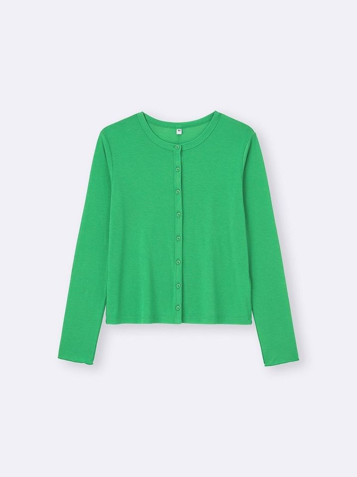 GUのソフトシアーカーディガン