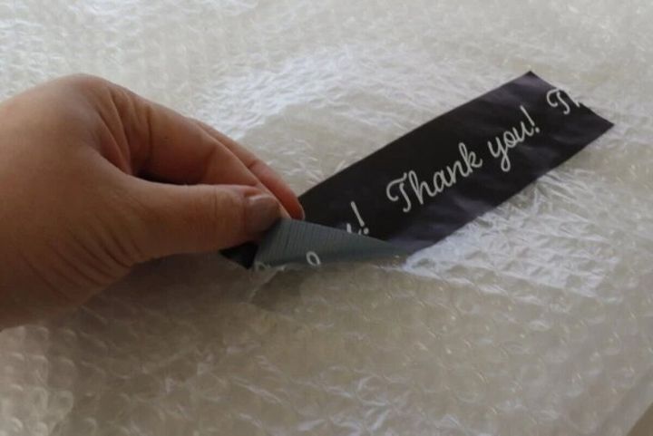 ダイソー デザイン養生テープ（Thank you、5cm×2m）