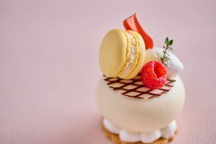 ココル White Chocolate Mousse with Lemon Confiture