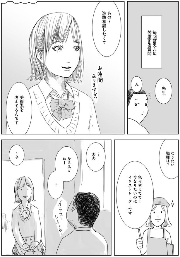 進路相談したくて （C）夏目にーに／KADOKAWA