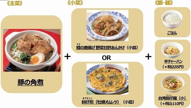 お得にいろいろ食べられる「米香セット」