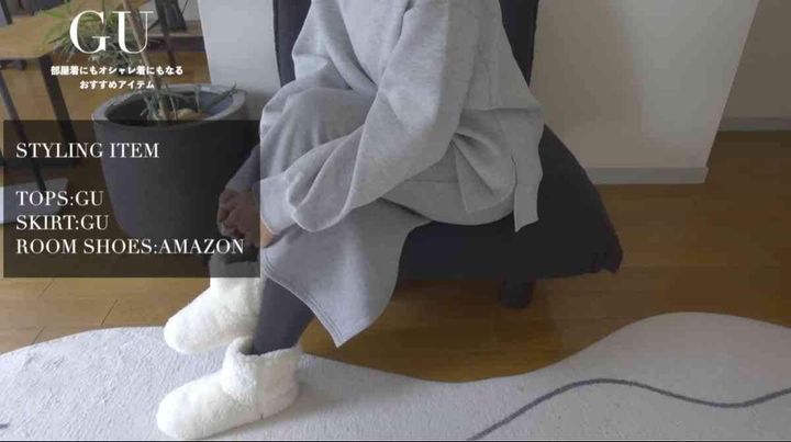 パフスウェットオーバーサイズプルオーバー