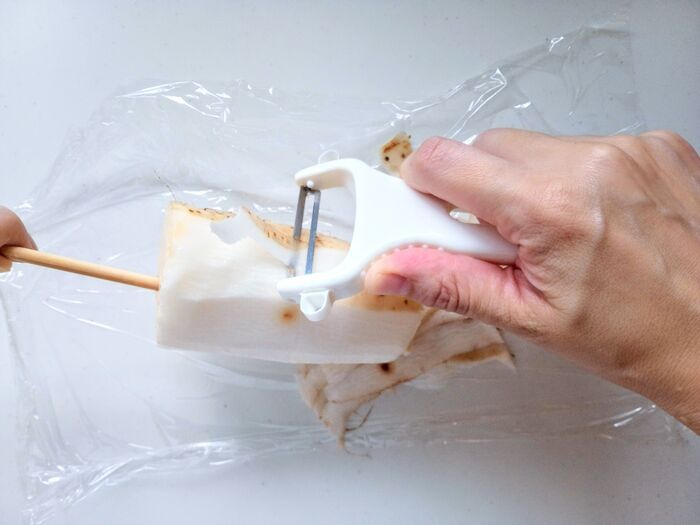 もうヌルヌルしない♡長いもの皮剥きが断然ラクになる超簡単＆目ウロコな方法