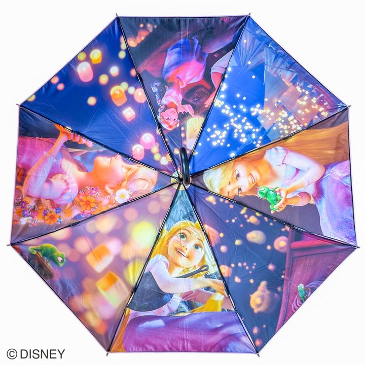 晴雨兼用両面印刷折りたたみ傘55cm（ラプンツェル/ファイナルフレーム） 