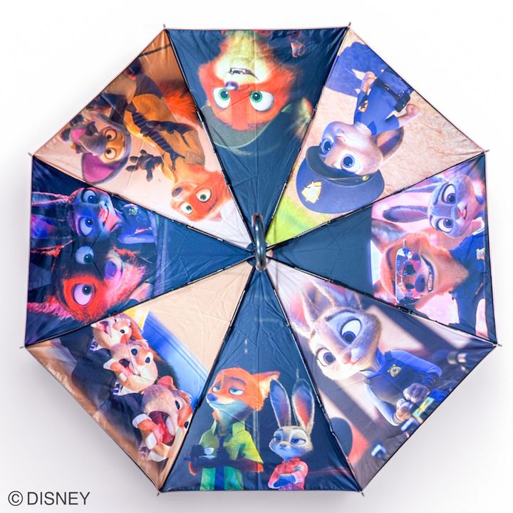晴雨兼用両面印刷折りたたみ傘55cm（ズートピア/ファイナルフレーム）