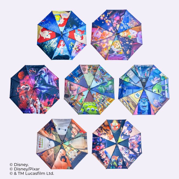 スケーター「晴雨兼用両面印刷折りたたみ傘」