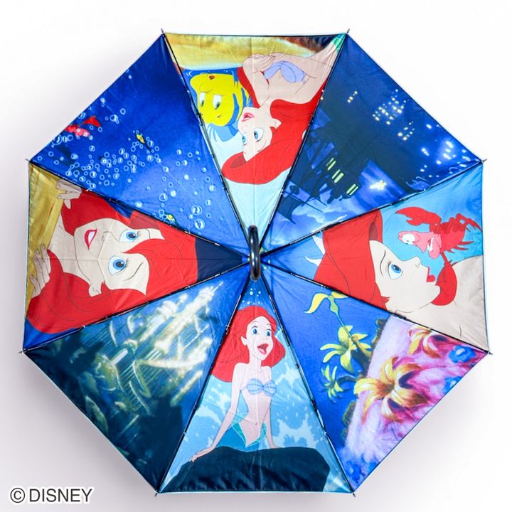 晴雨兼用両面印刷折りたたみ傘55cm（アリエル/ファイナルフレーム）