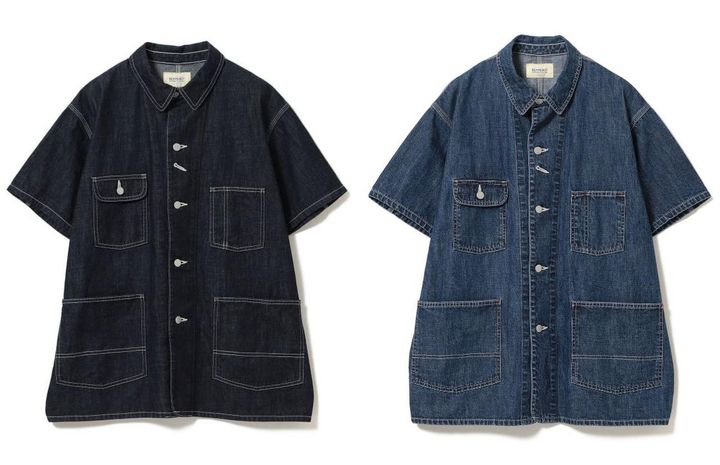 画像: 「デニム カバーオール ショートスリーブ」各￥22,000 出典：ビームス ボーイ