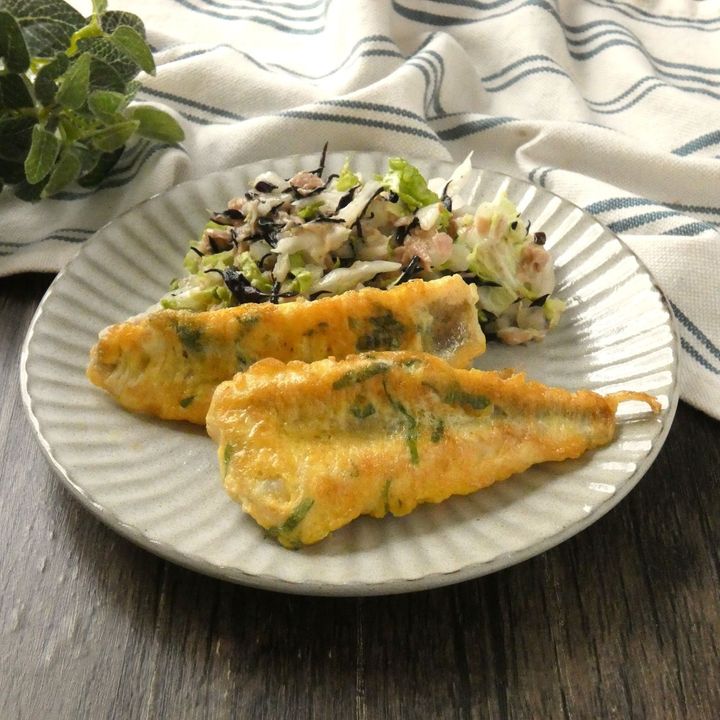 おかずにもおつまみにもピッタリ！「ホウボウの青じそチーズピカタ」