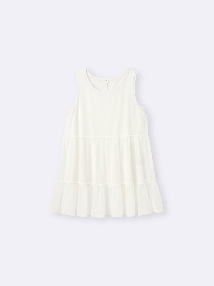 GUの2ピースチュールチュニック